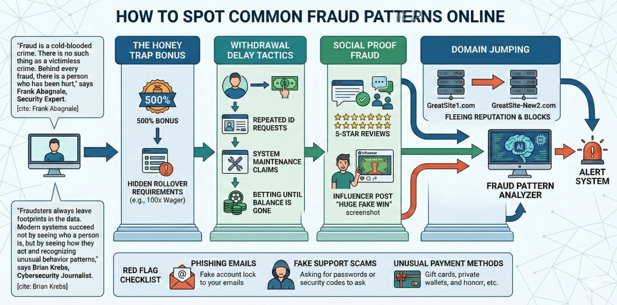 온라인에서 흔히 발생하는 사기 패턴을 확인하는 방법